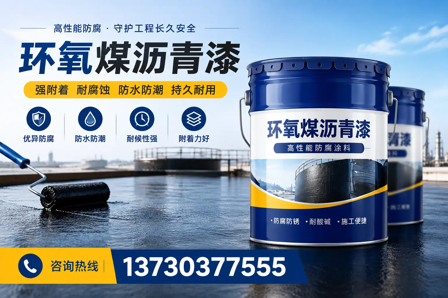 如何判断环氧煤沥青漆的质量?井冈山消费者指南